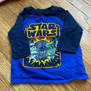 Old navy Star Wars baseball shirt